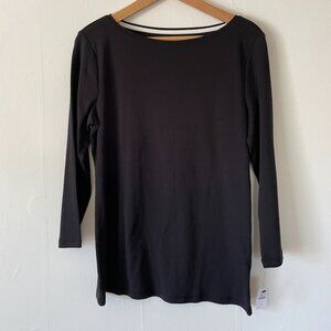 BNWT Black Talbots Tee- medium